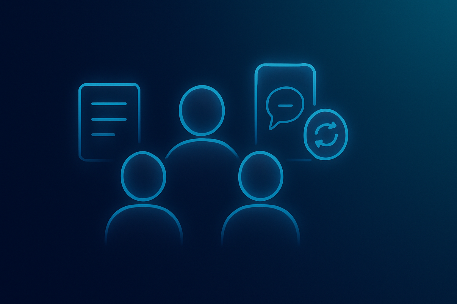 Abstract editorial banner representing AI meeting capture compared across two tools